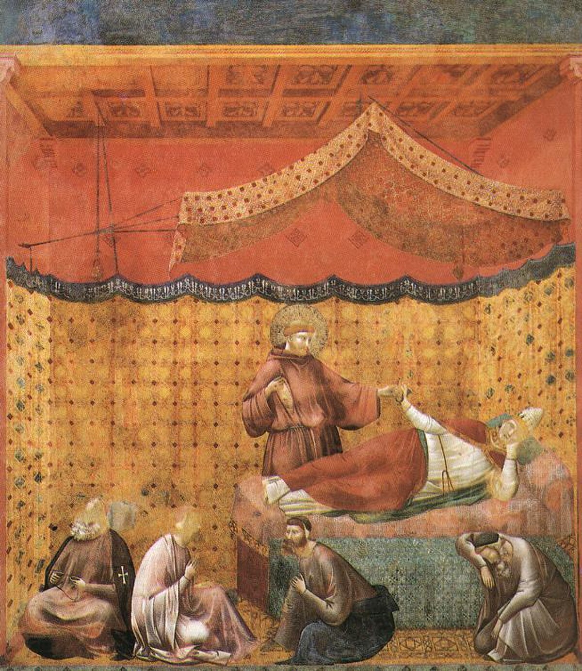 Dream of St. Gregory by Giotto di Bondone