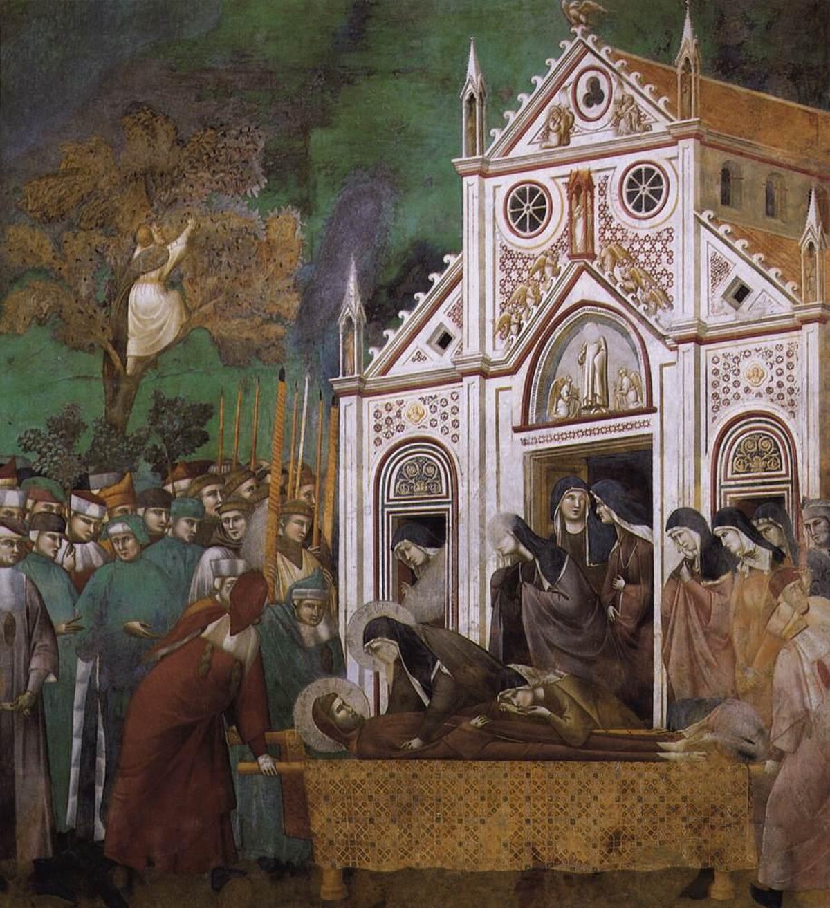 St. Francis Mourned by St. Clare by Giotto di Bondone