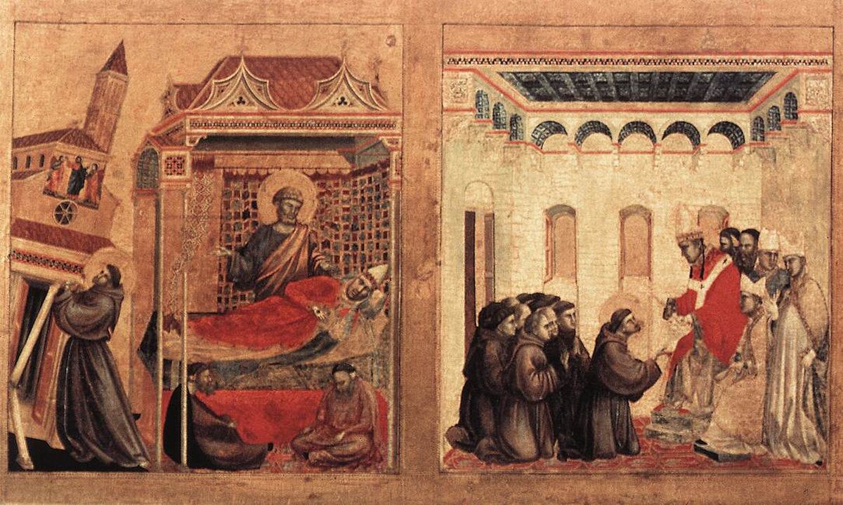 St. Francis Preaching to the Birds by Giotto di Bondone