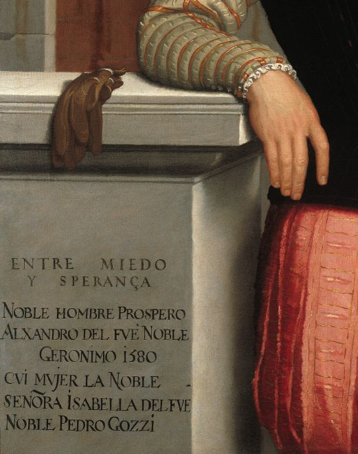 Portrait of Alessandri by Giovanni Battista Moroni at Kunstmuseum Liechtenstein, Vaduz