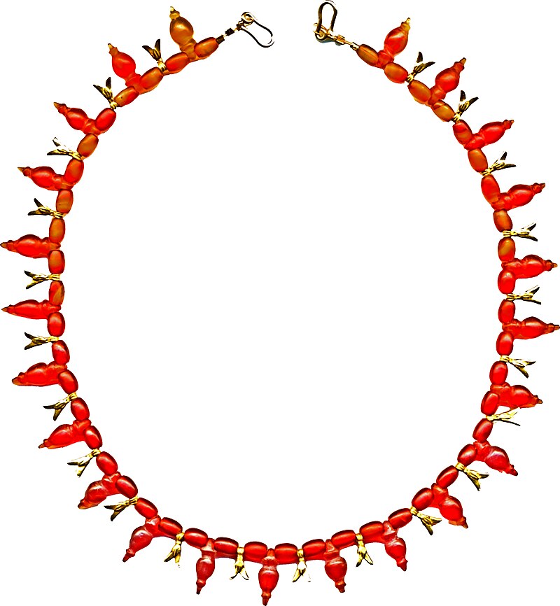 Golden Flies of Queen Ahhotep by Ancient Egyptian (Unknown) (-1530), Gold at Grand Egyptian Museum