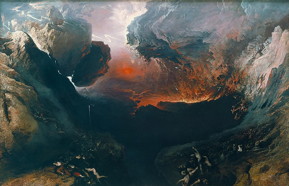 The Great Day of His Wrath by John Martin (1853), Oil on canvas at Tate Britain