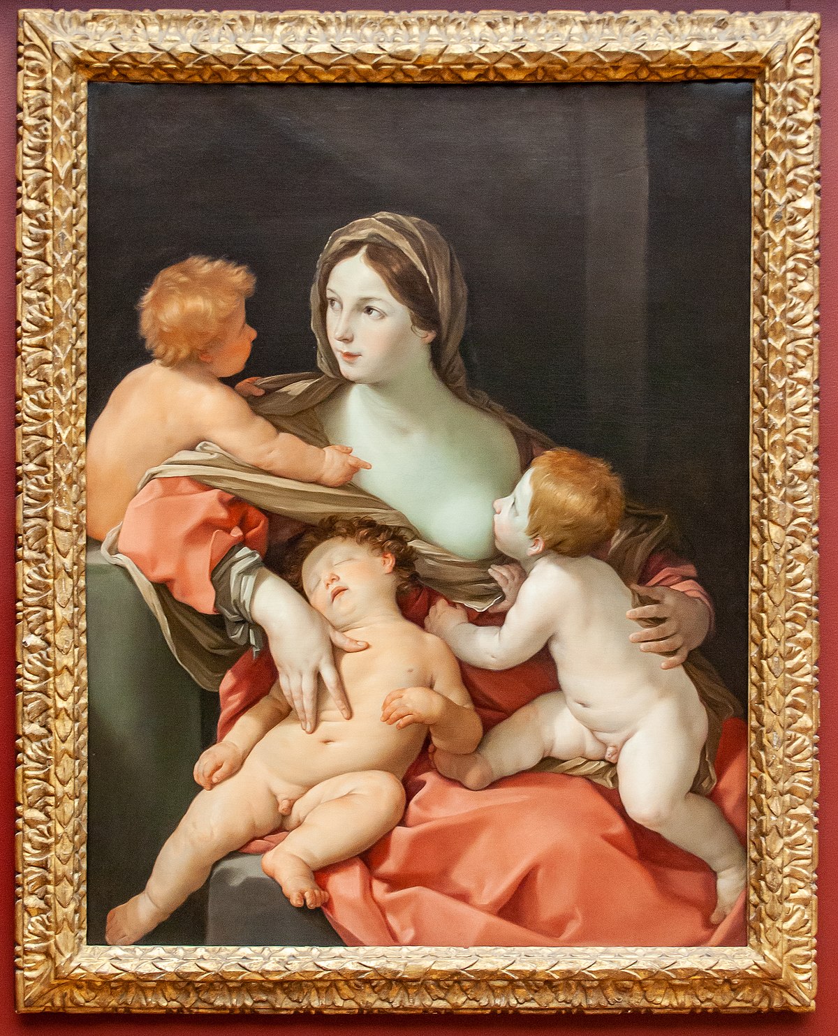 Charity by Guido Reni at Palazzo Pitti