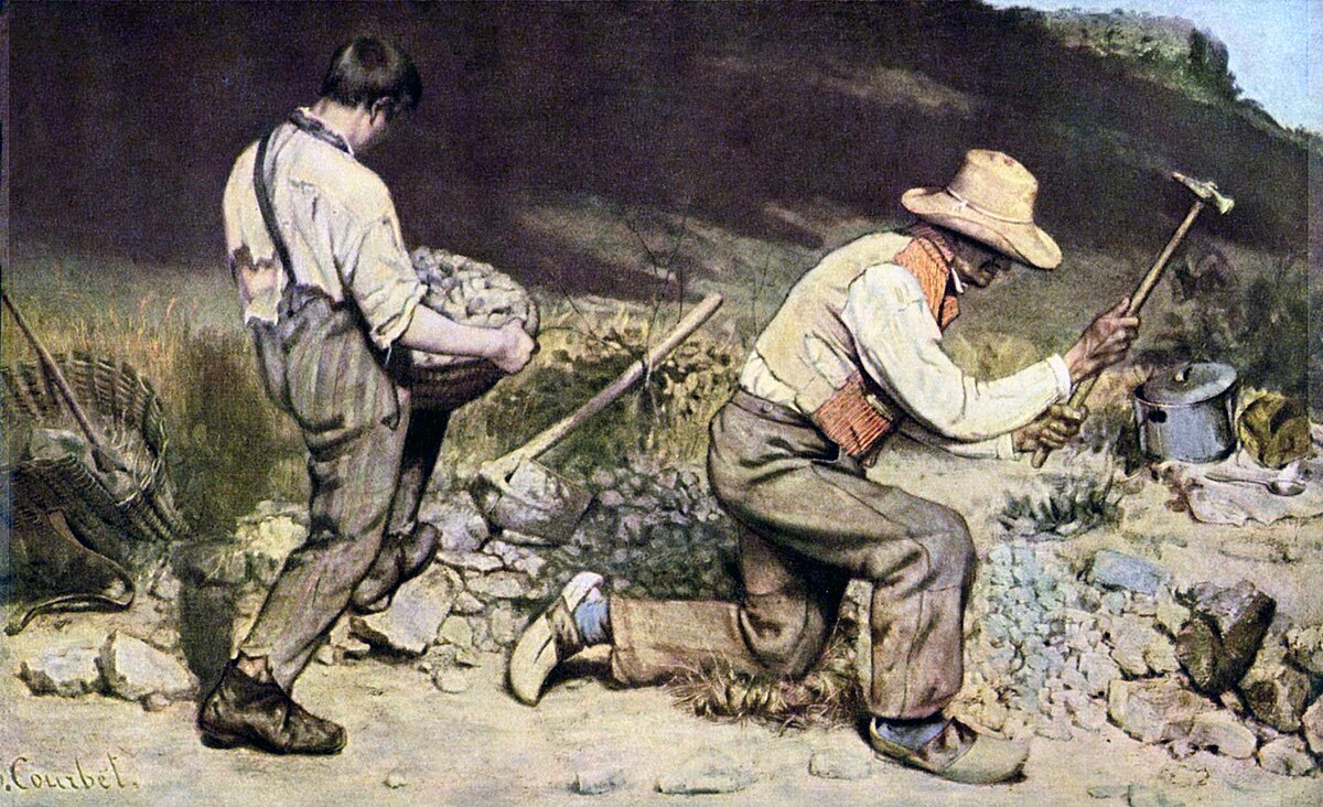 The Stone Breaker by Gustave Courbet