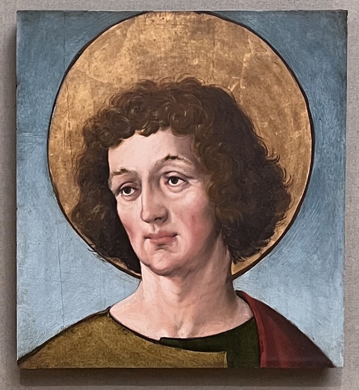 Head of a Male Saint by Hans Holbein the Younger