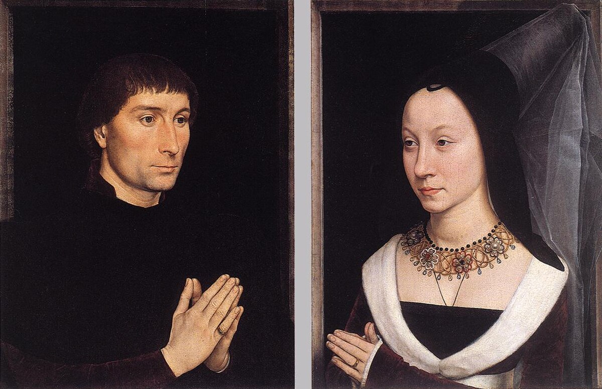 Tommaso Portinari and his Wife by Hans Memling at The Metropolitan Museum of Art