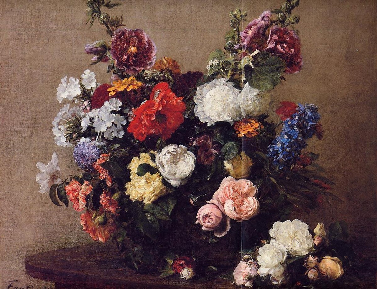 Bouquet of Flowers by Henri Fantin-Latour