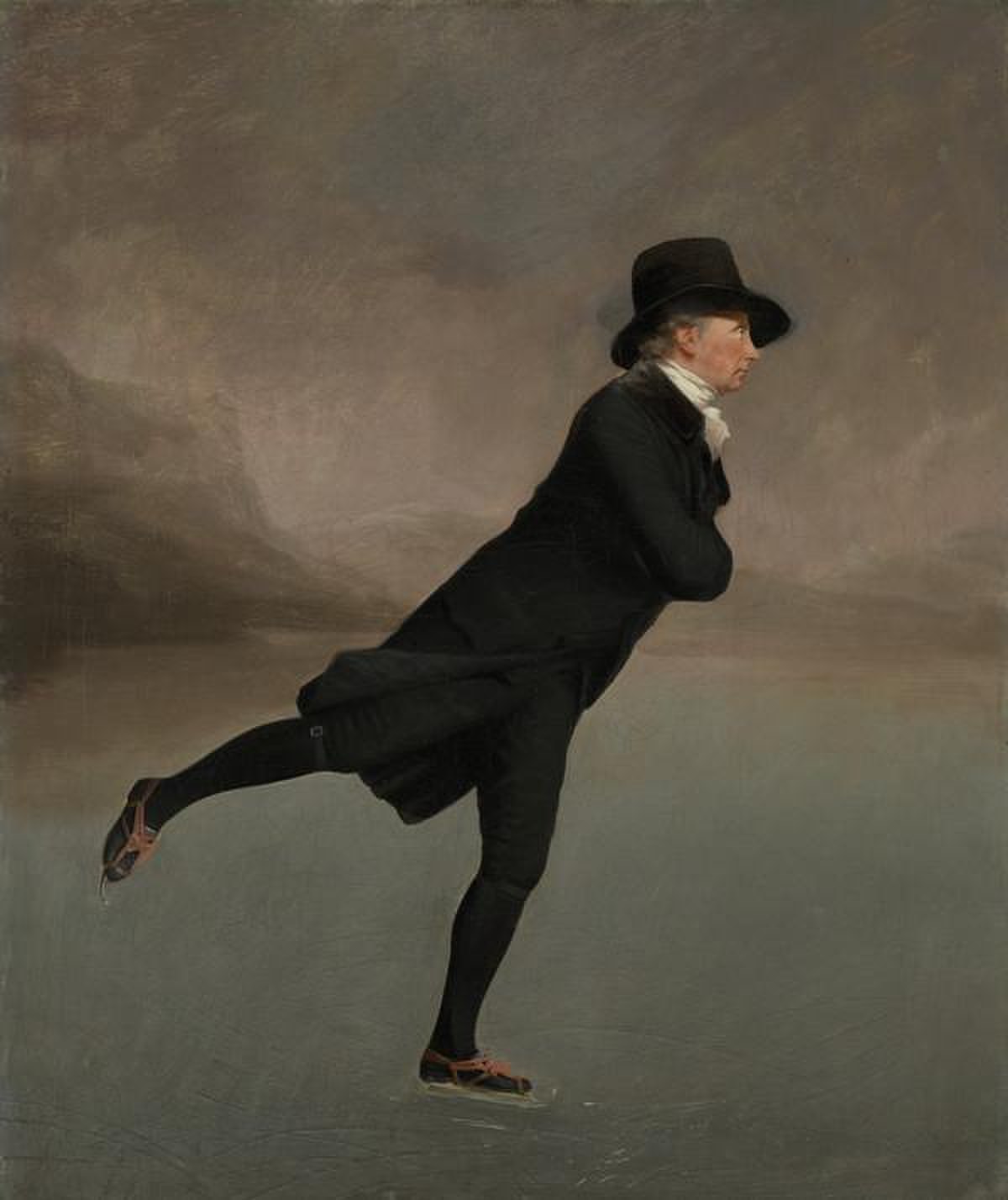 The Skating Minister (The Reverend Robert Walker Skating on Duddingston Loch) by Henry Raeburn