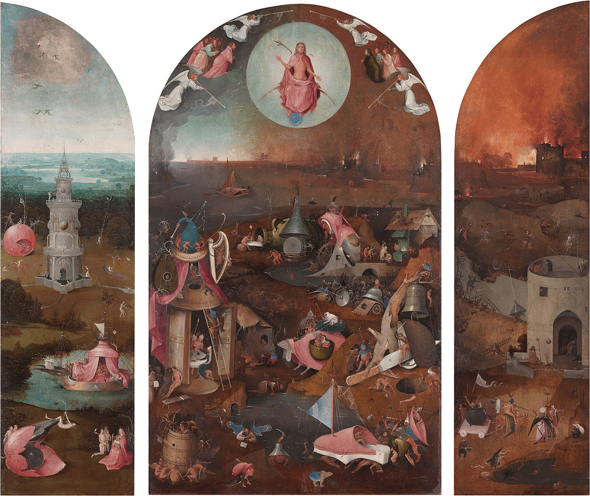 Triptych of Last Judgement by Hieronymus Bosch at Academy of Fine Arts Vienna, Vienna