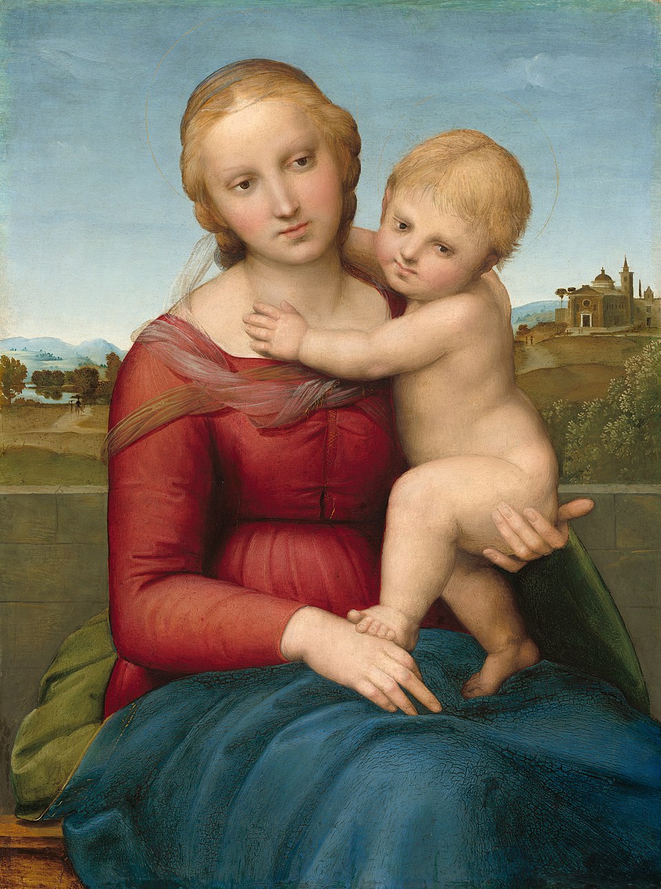 The Holy Family with a Lamb by Raphael