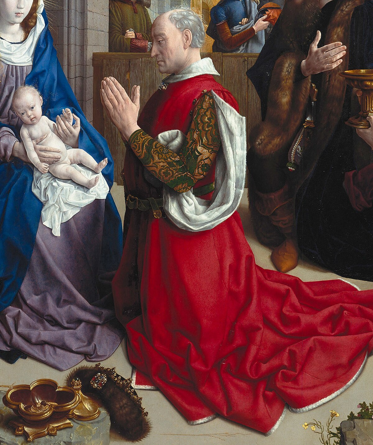 The Adoration of the Kings (Monforte Altar) by Hugo van der Goes