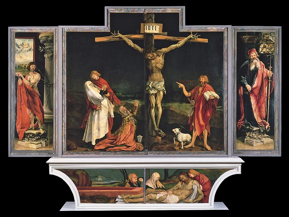 Isenheim Altarpiece (Crucifixion) by Matthias Grünewald