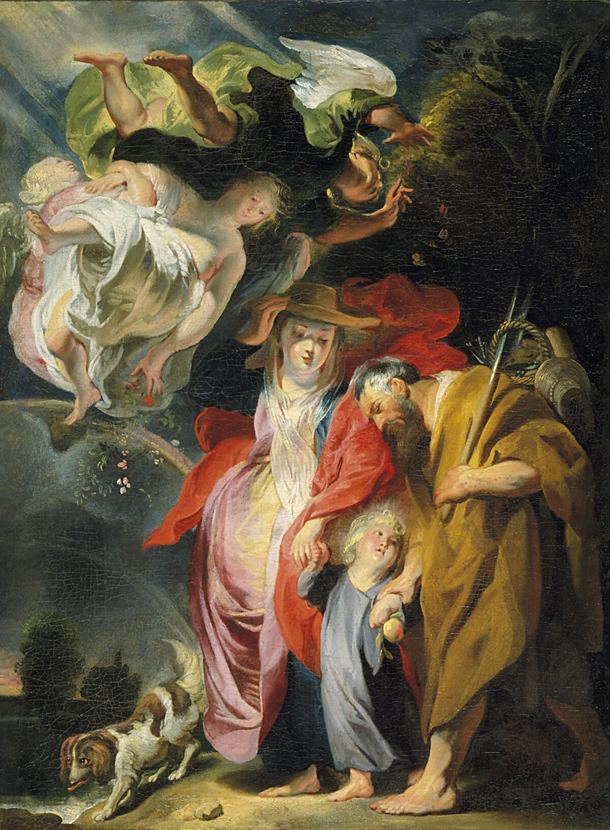 Return of the Holy Family from Egypt by Jacob Jordaens