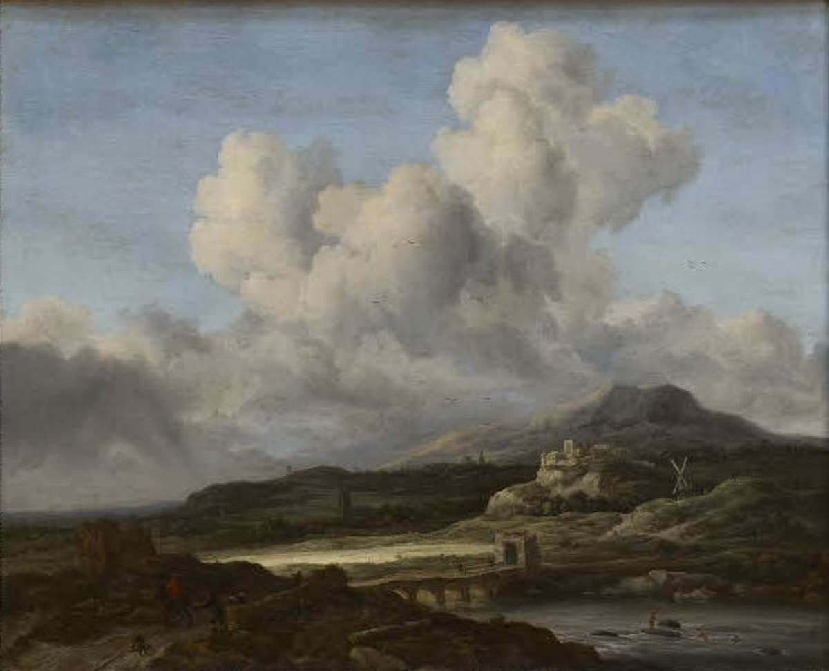 The Ray of Sunlight by Jacob van Ruisdael at Louvre, Paris