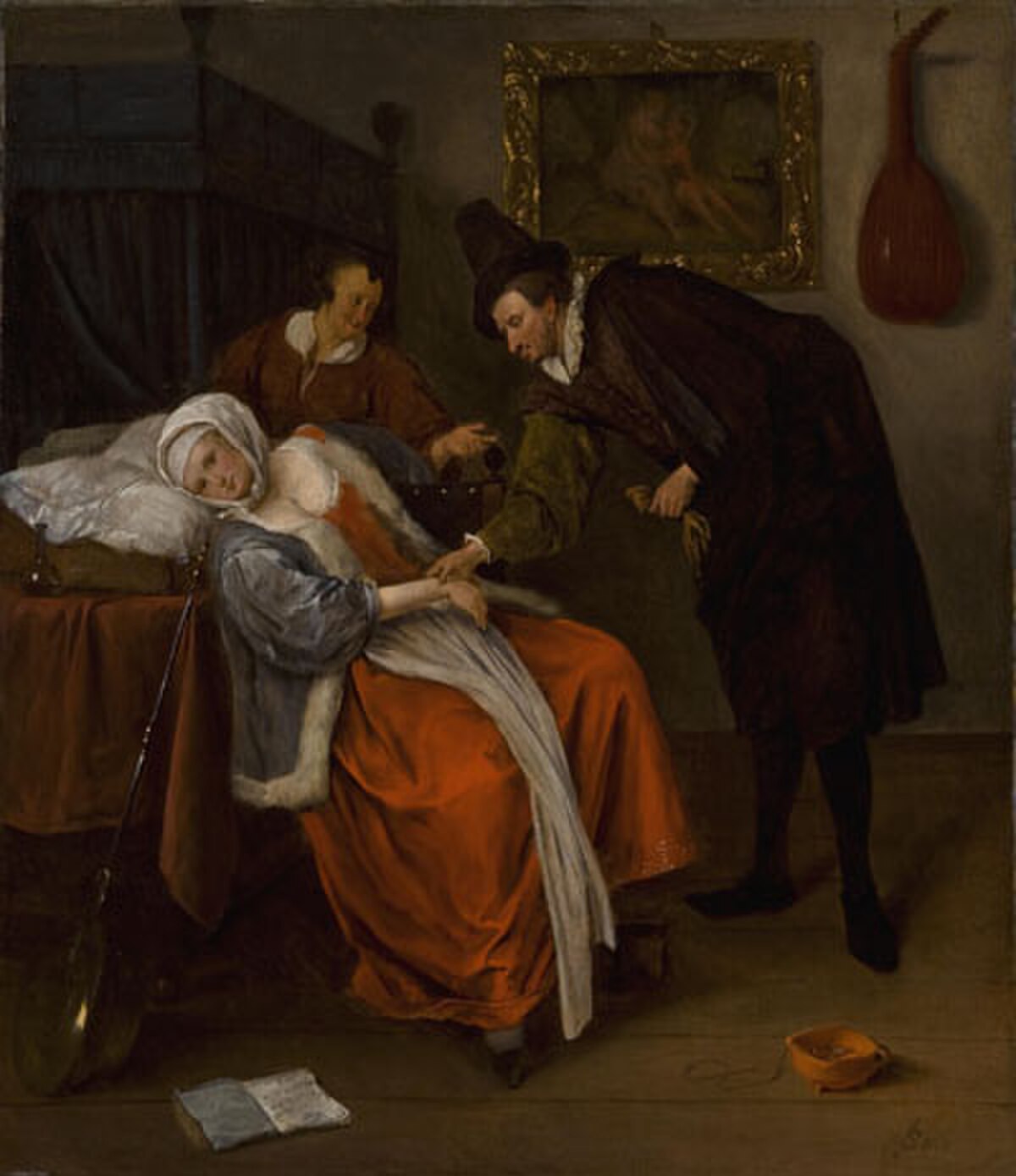 The Lovesick Maiden by Jan Steen at The Metropolitan Museum of Art