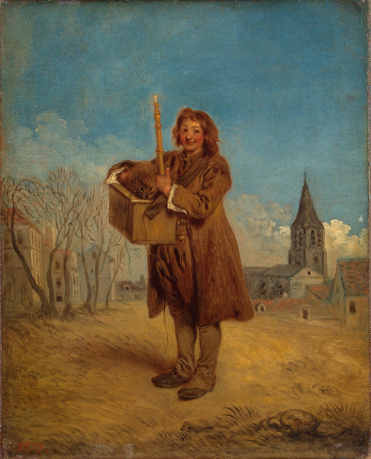 Savoyard with a marmot by Jean-Antoine Watteau