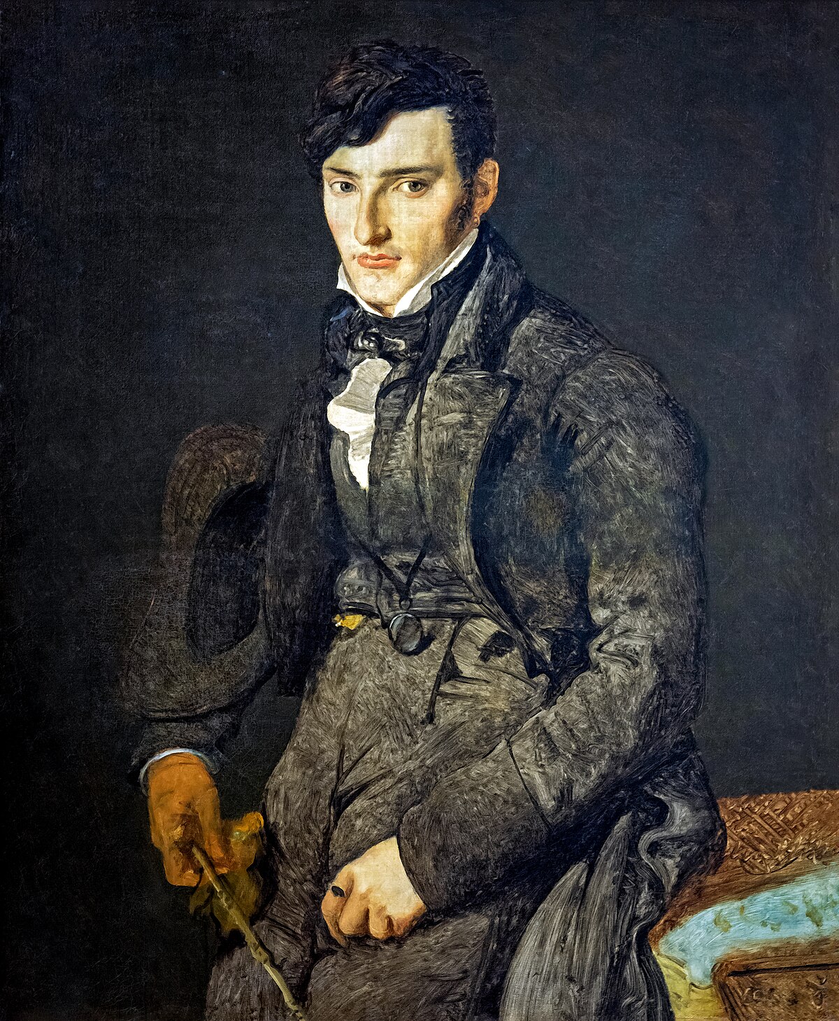 Portrait of Jean-Pierre-Francois Gilibert by Jean-Auguste-Dominique Ingres