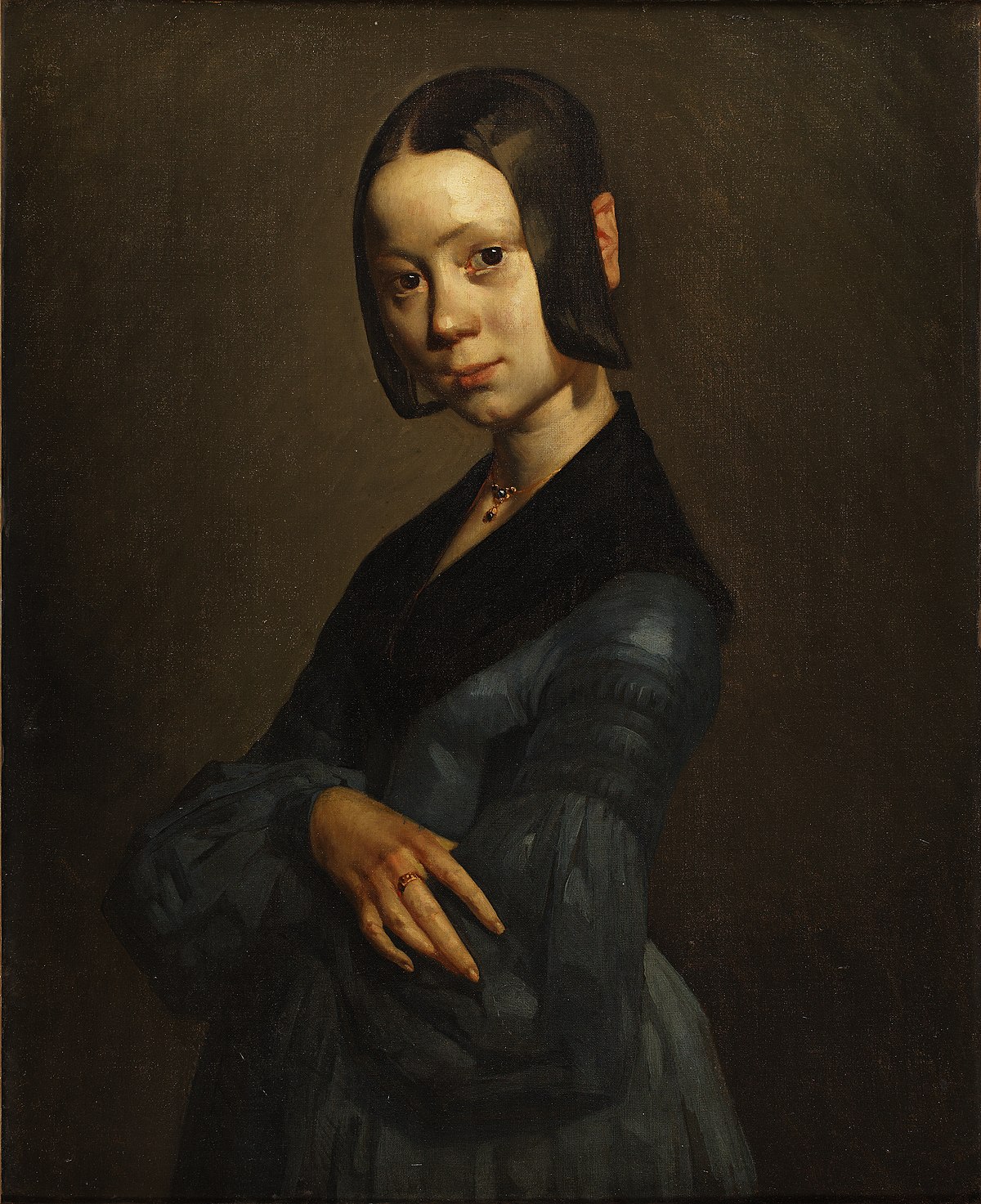 Portrait of Pauline Ono by Jean-François Millet
