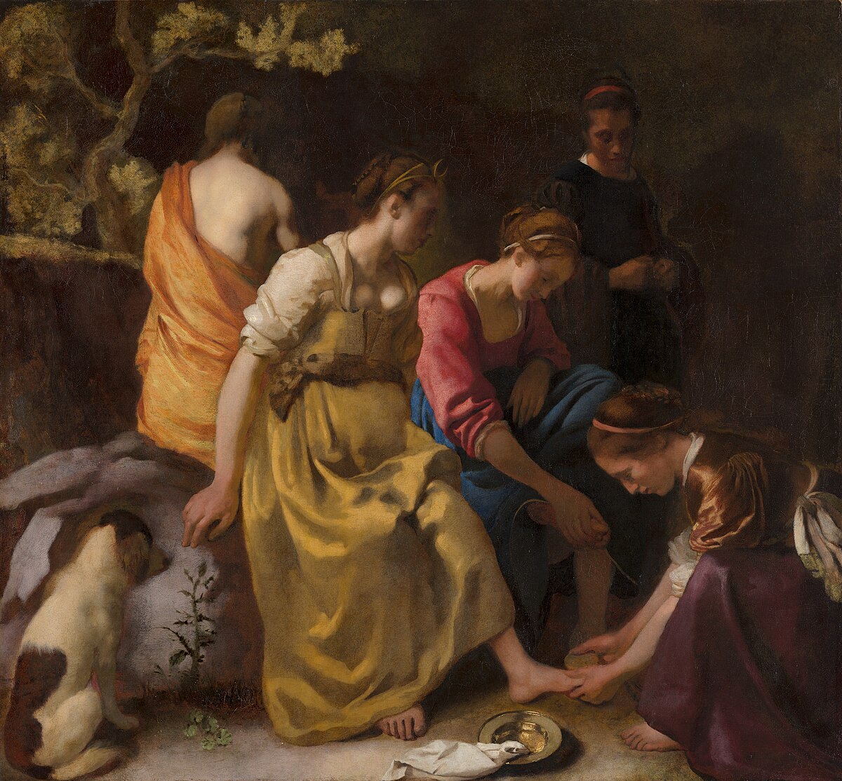 Diana and her Companions by Johannes Vermeer