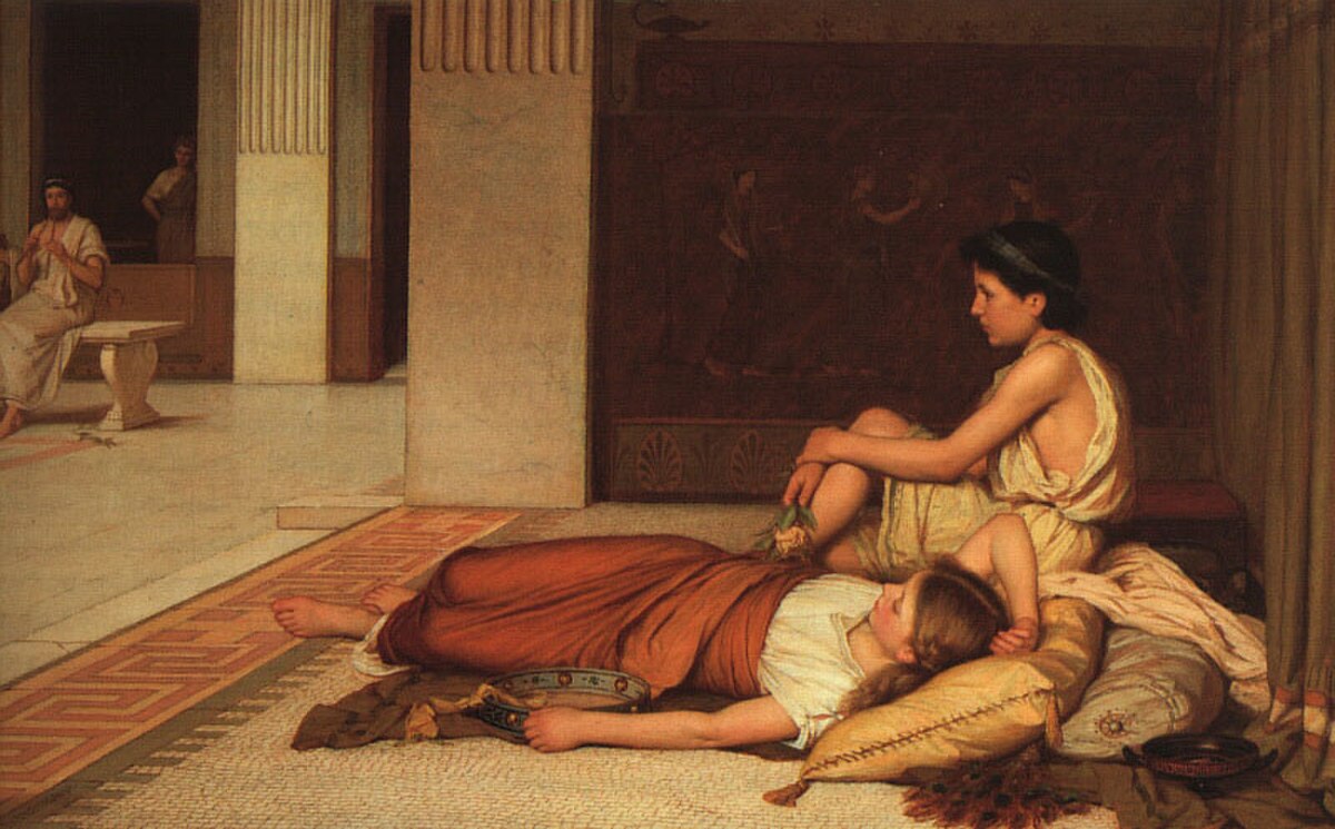 After the Dance by John William Waterhouse