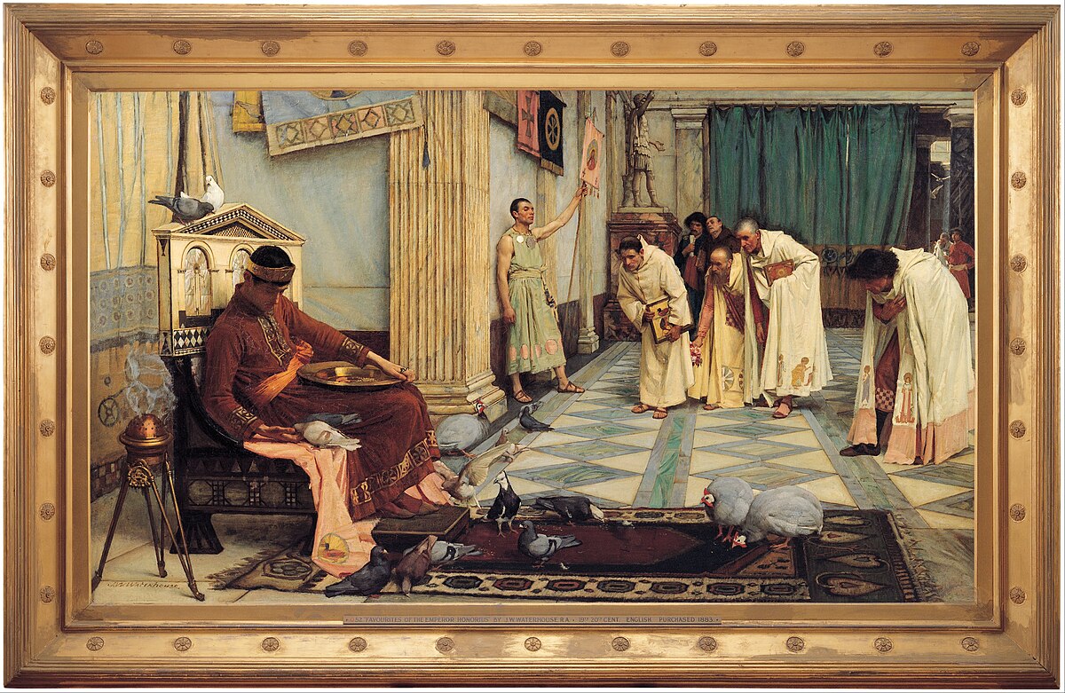The favourites of Emperor Honorius by John William Waterhouse