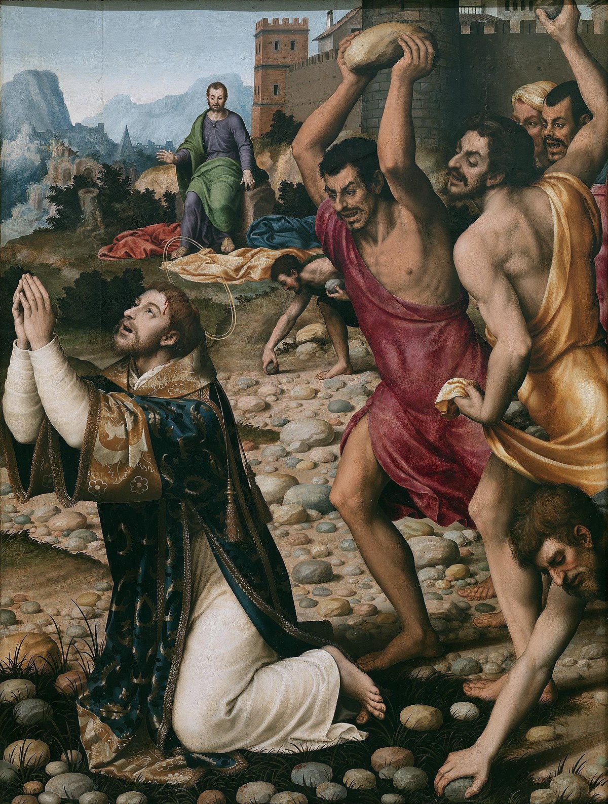 Martirio De San Esteban by Juan de Juanes at Museo del Prado, Madrid