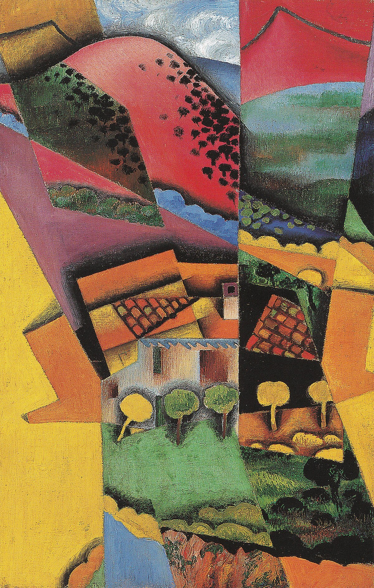 Landscape at Ceret by Juan Gris