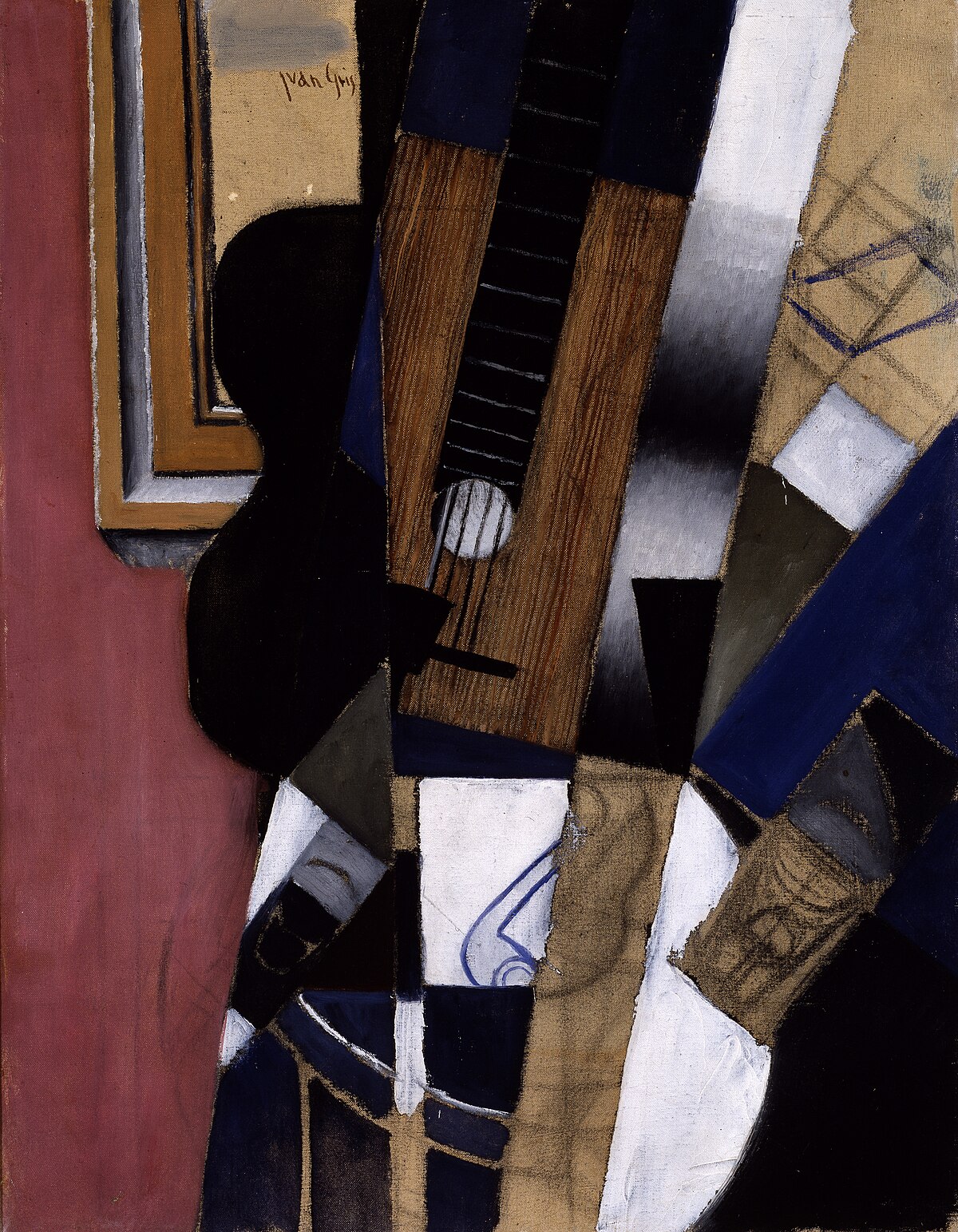 The guitar by Juan Gris at Georges Pompidou Center, Paris