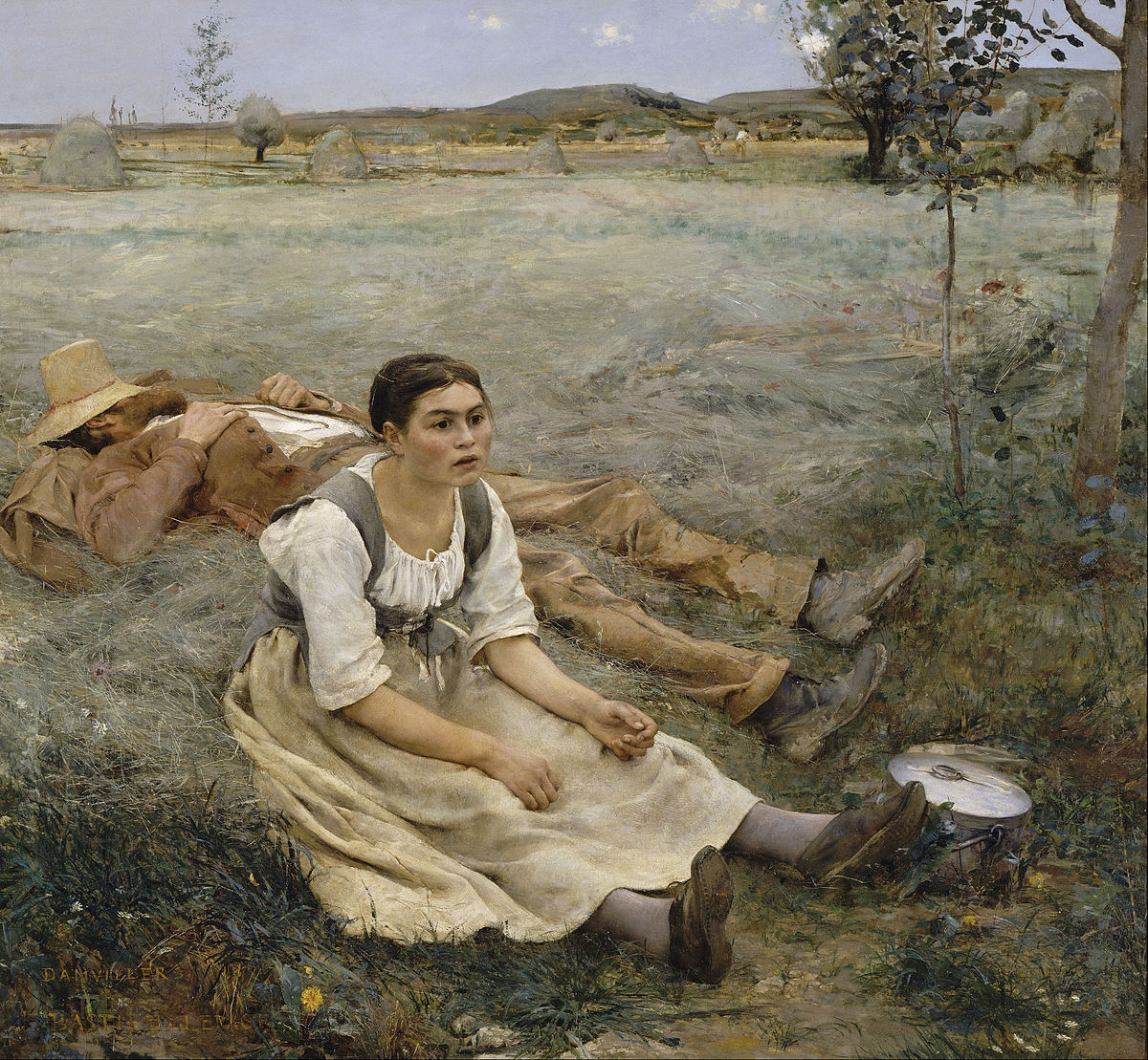 Hay Making by Jules Bastien-Lepage at Musée d'Orsay