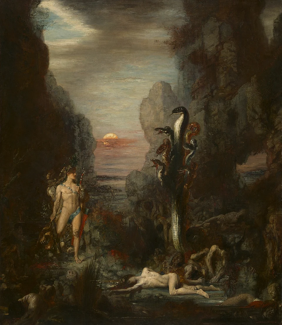 Jupiter and Semele by Gustave Moreau