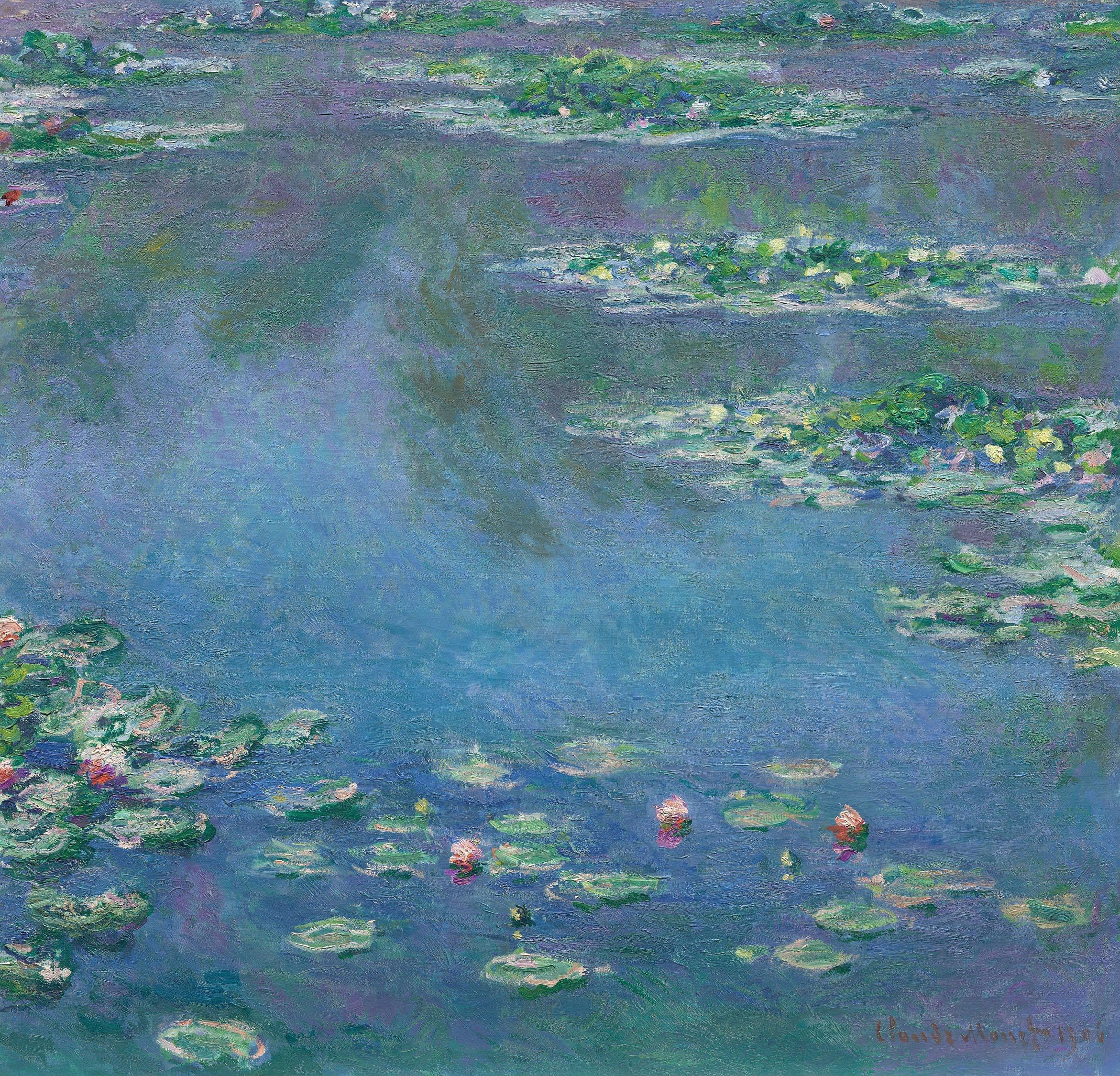Le bassin aux nymphéas by Claude Monet