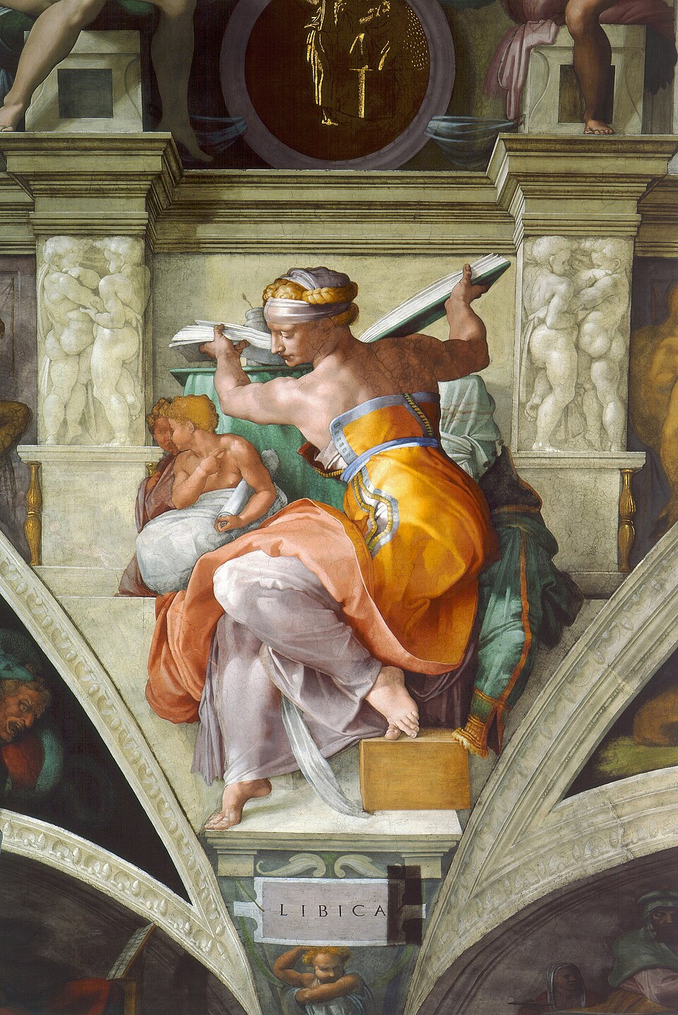 The Libyan Sibyl by Michelangelo