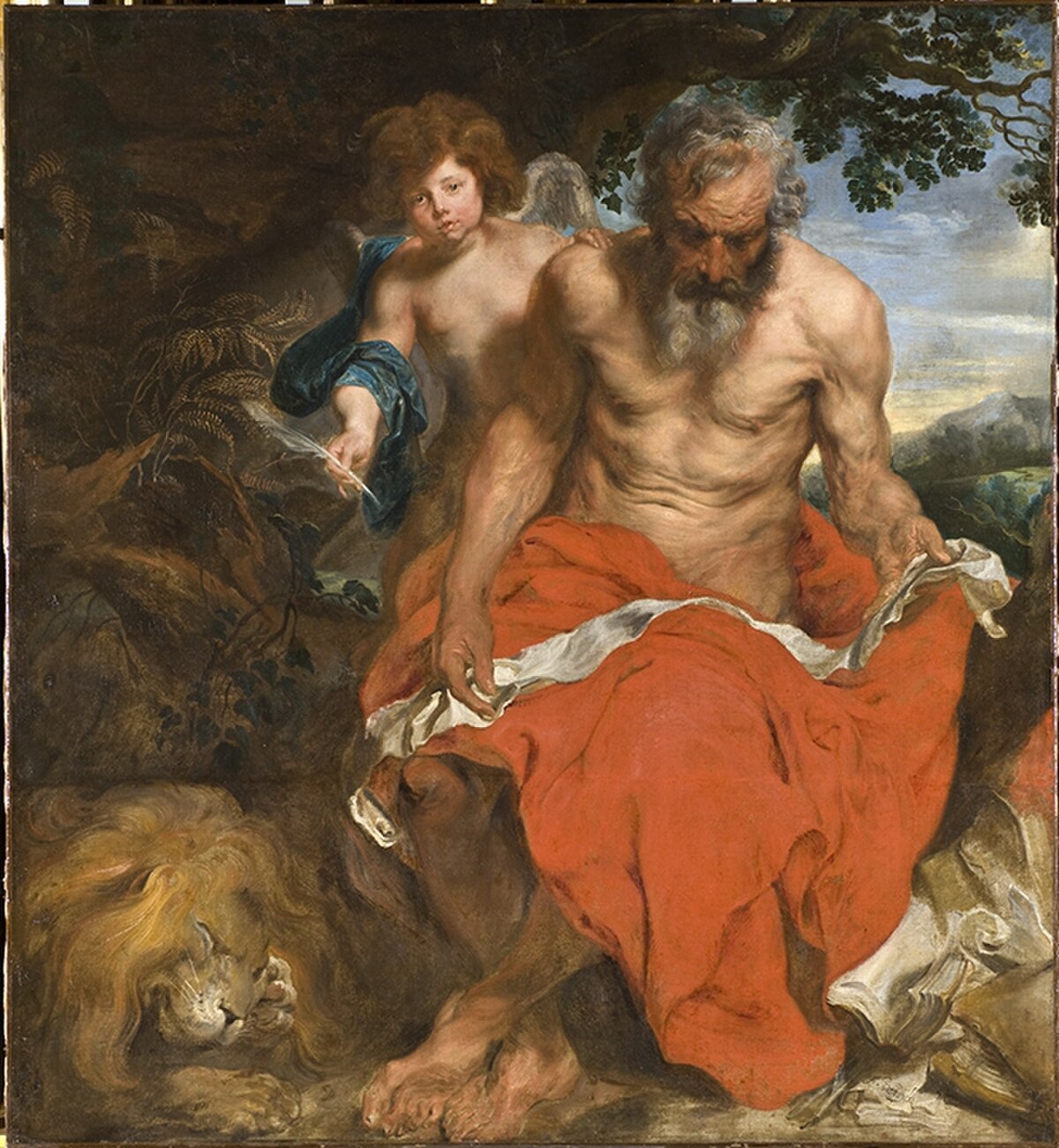 St. Jerome Meditating in the Desert