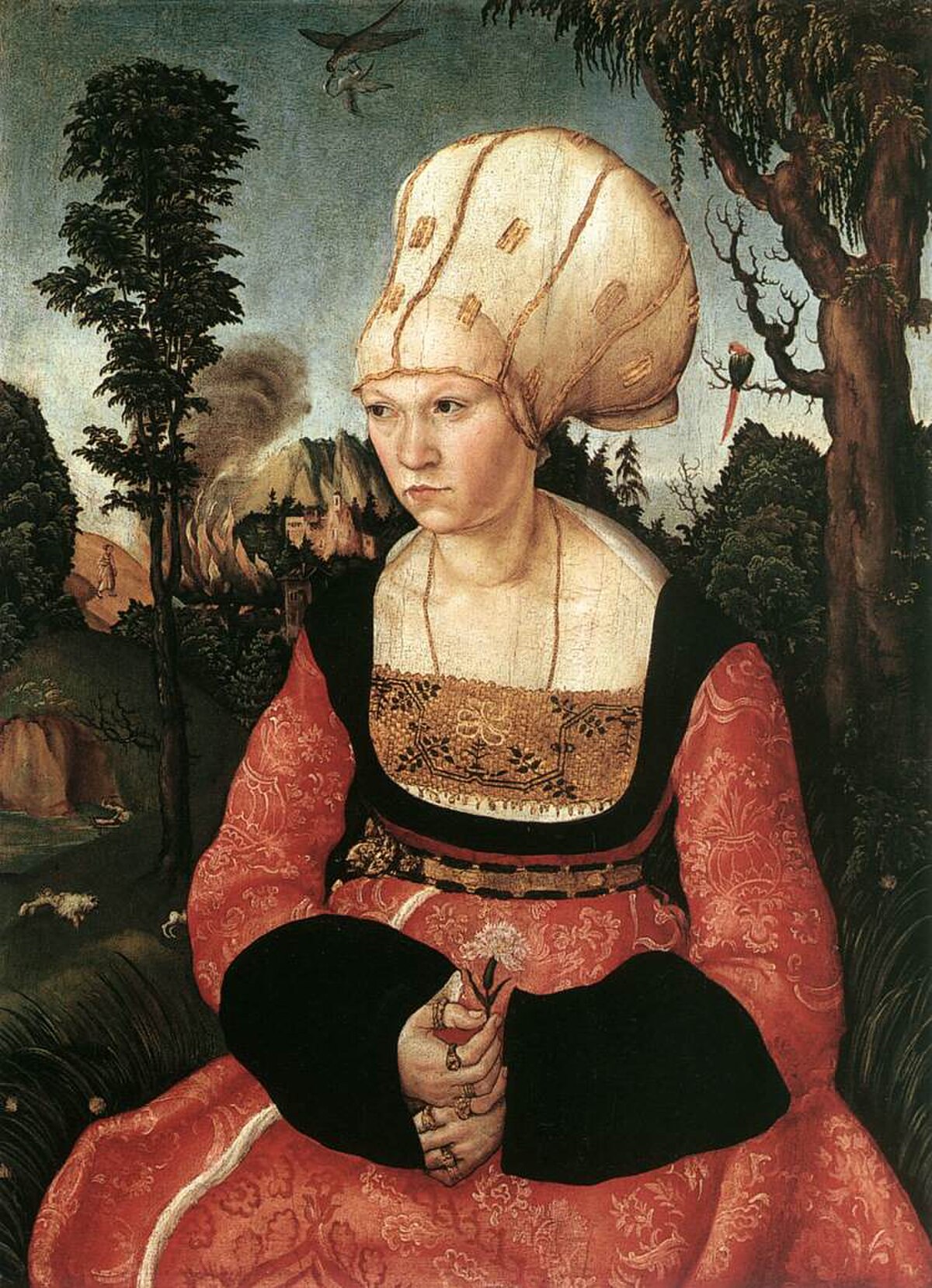 Anna Cuspinian by Lucas Cranach the Elder at Oskar Reinhart Foundation, Winterthur