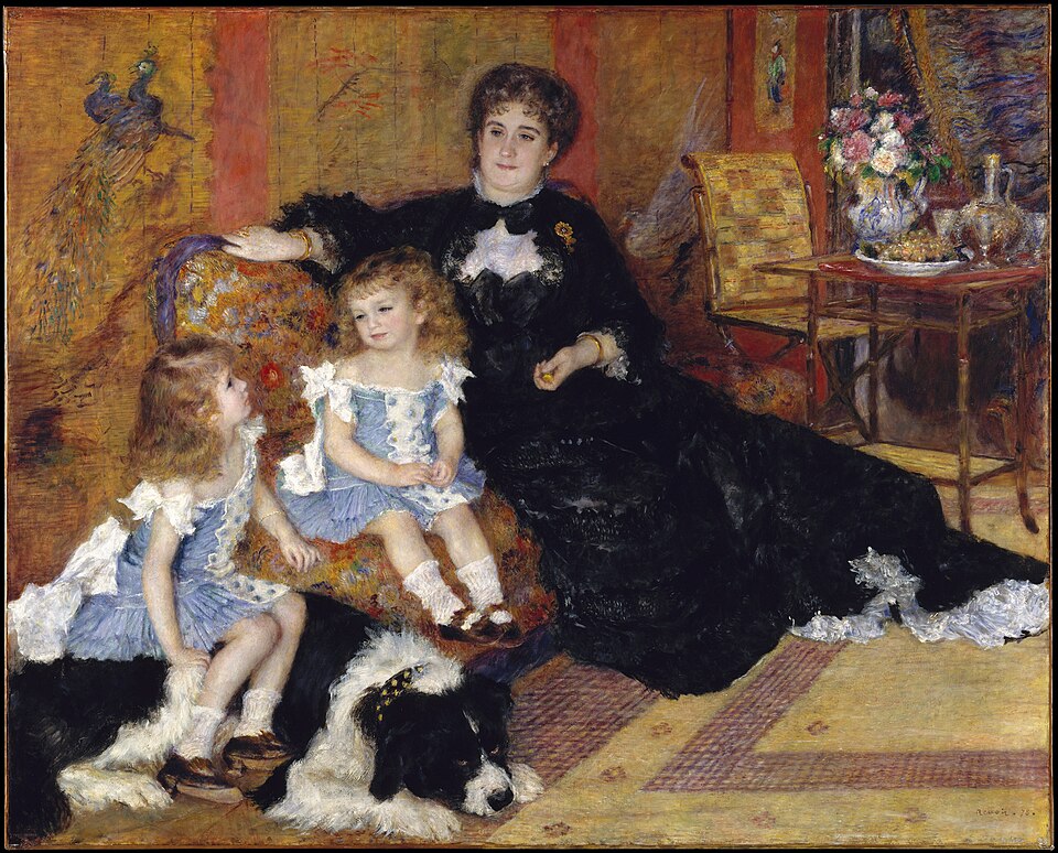 Madame Charpentier and Her Children by Pierre-Auguste Renoir
