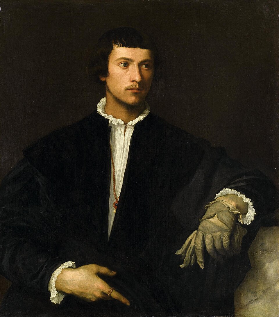 Man with a Glove by Titian
