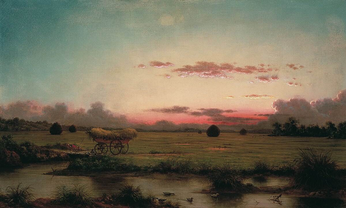 The Marshes at Rhode Island by Martin Johnson Heade