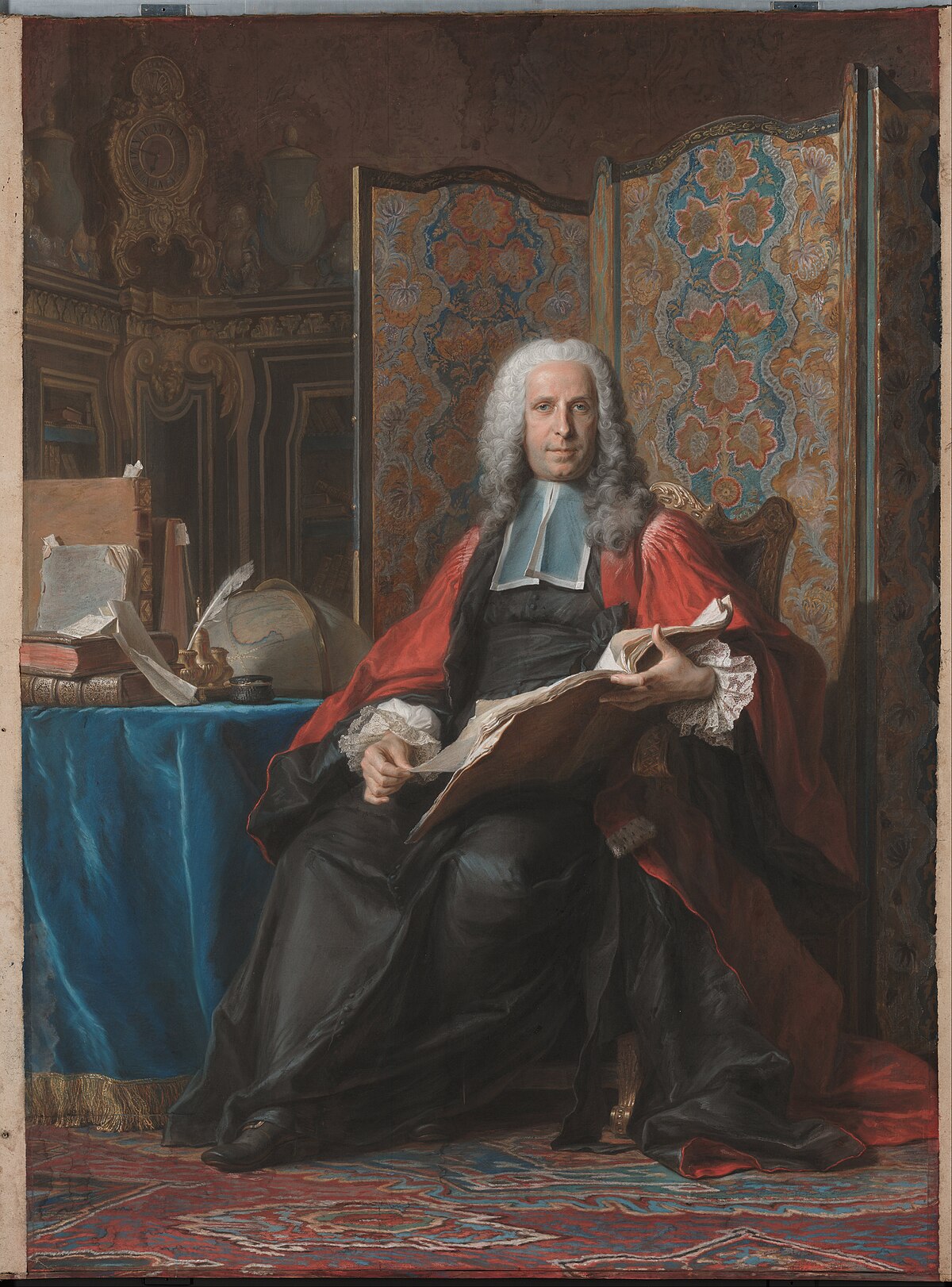 Gabriel Bernard de Rieux by Maurice Quentin de La Tour