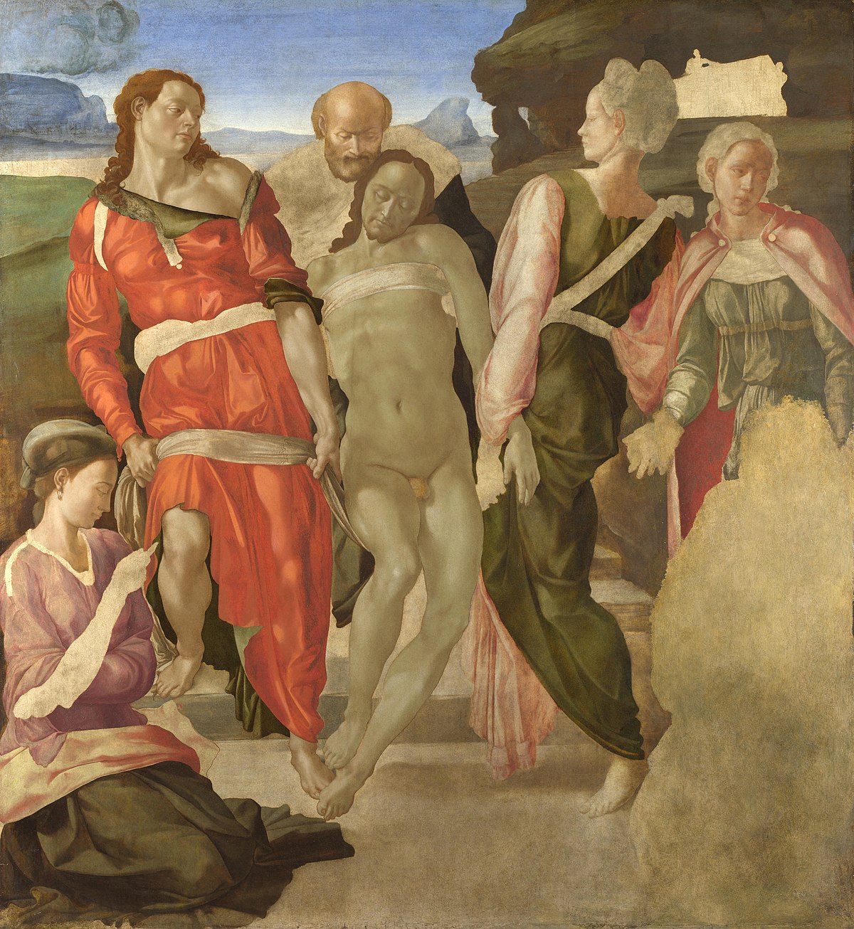 The Entombment by Michelangelo at National Gallery