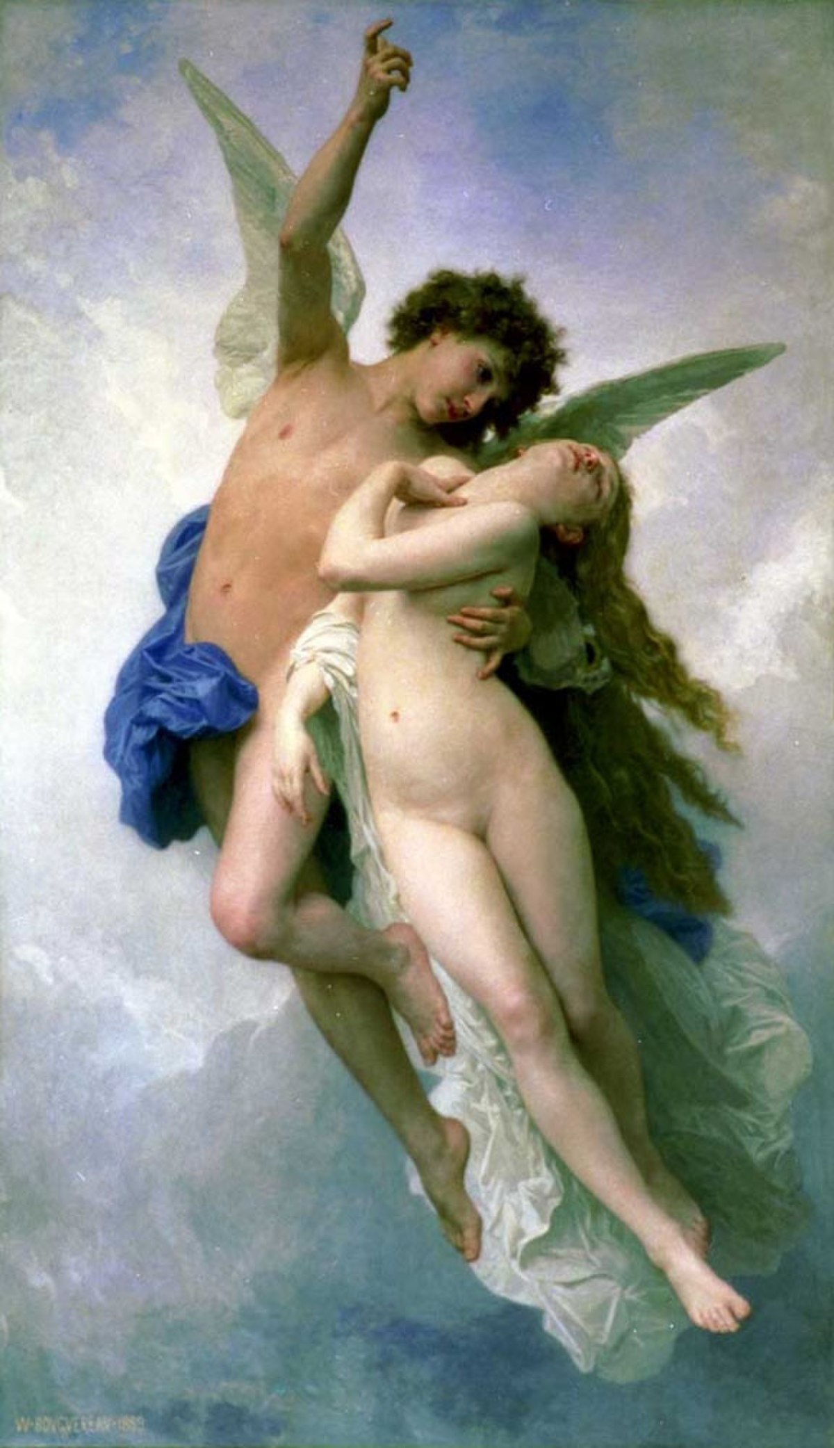 Nymphs and Satyr by William-Adolphe Bouguereau