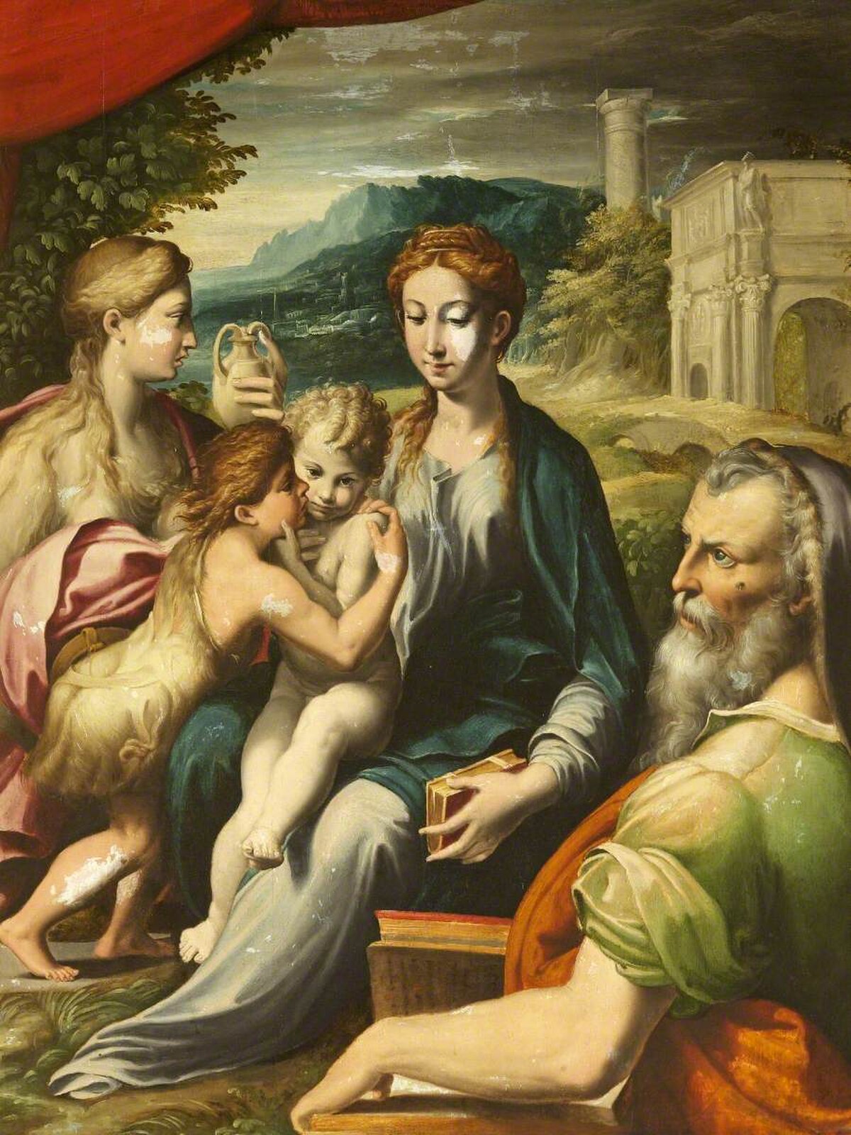 Madonna with Saint Zacharias by Parmigianino