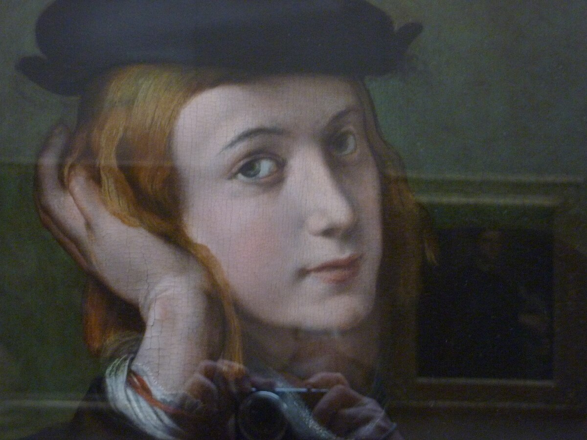Portrait of a Young Man by Parmigianino at Louvre, Paris