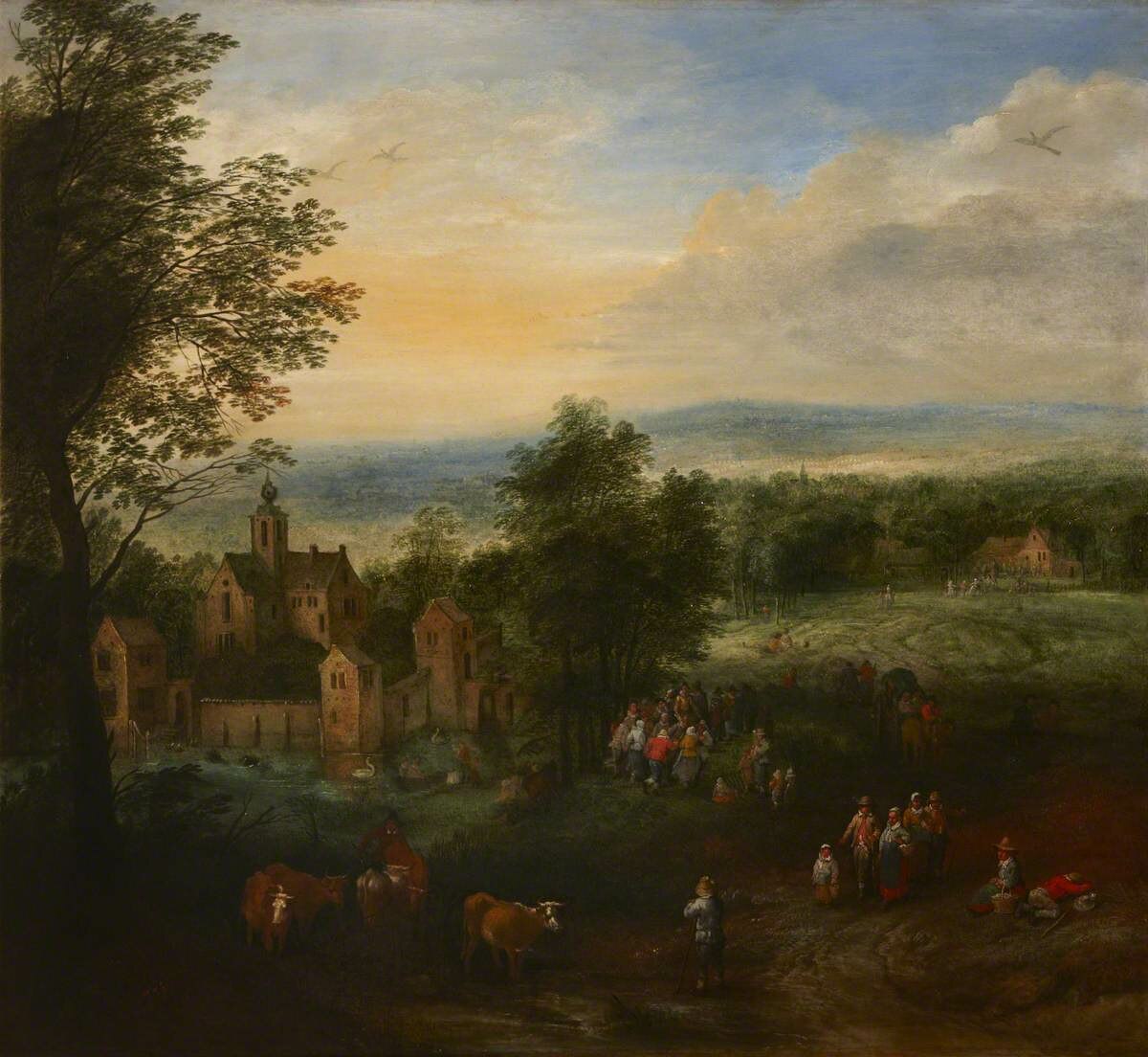 The Four Seasons, Spring by Paul Cézanne at Petit Palais, Paris