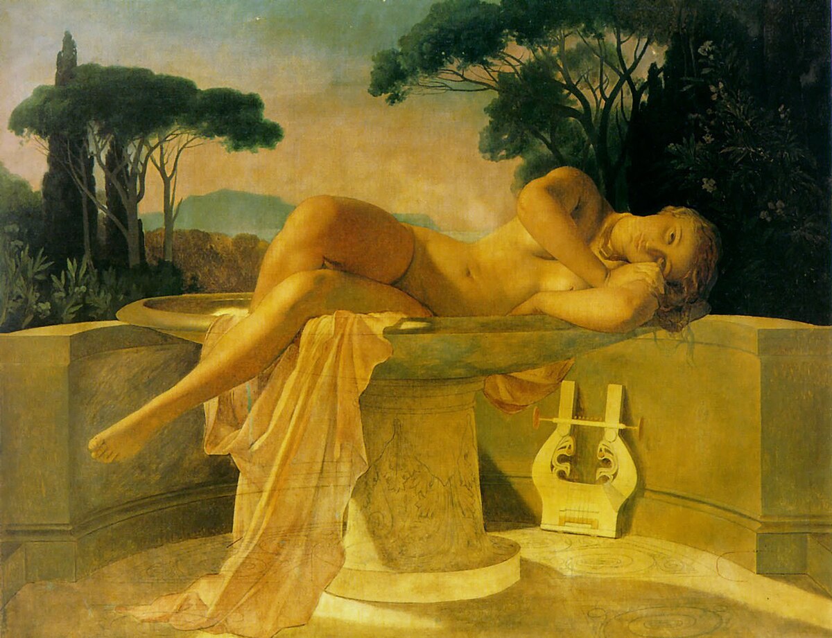 Girl in a Basin by Paul Delaroche