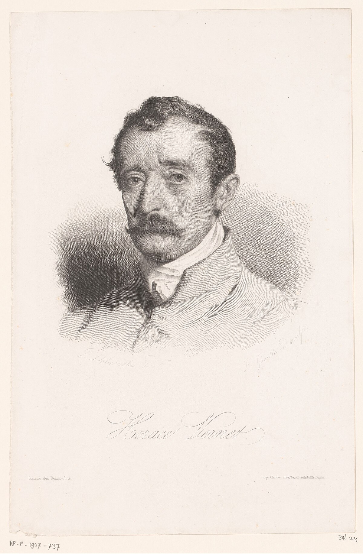 Horace Vernet by Paul Delaroche