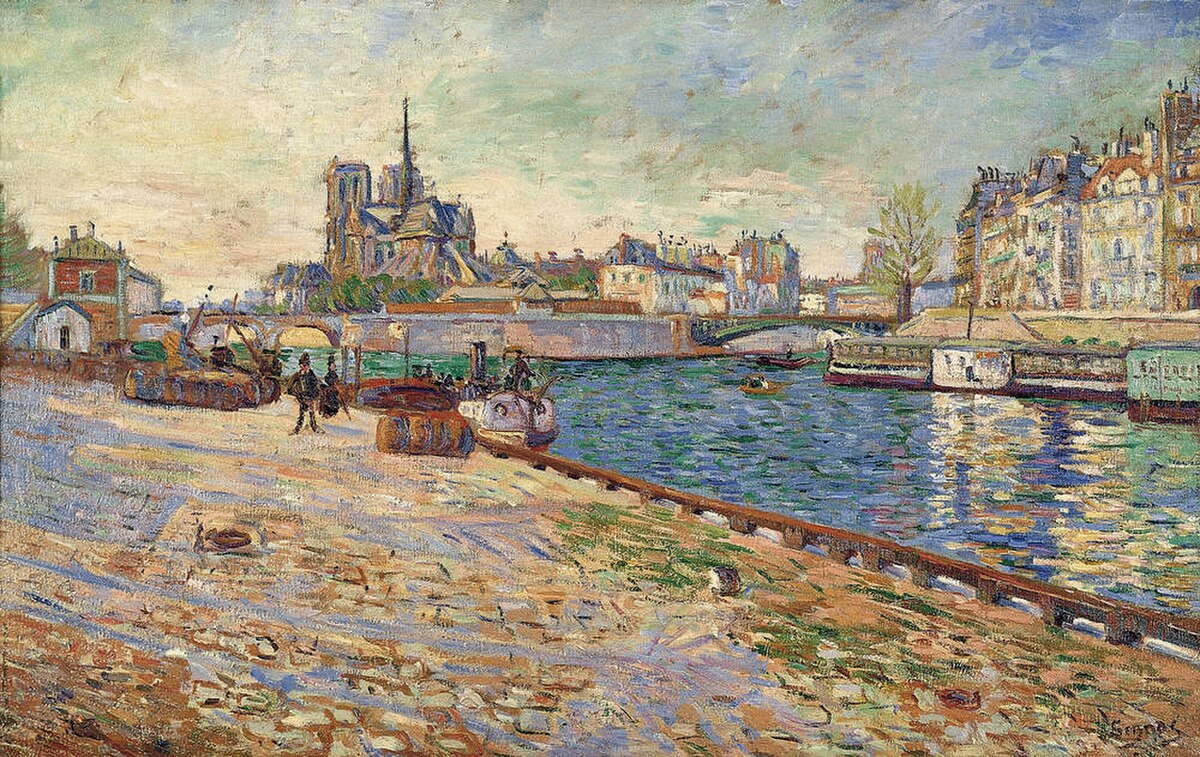 Paris, Quai de la Tournelle by Paul Signac