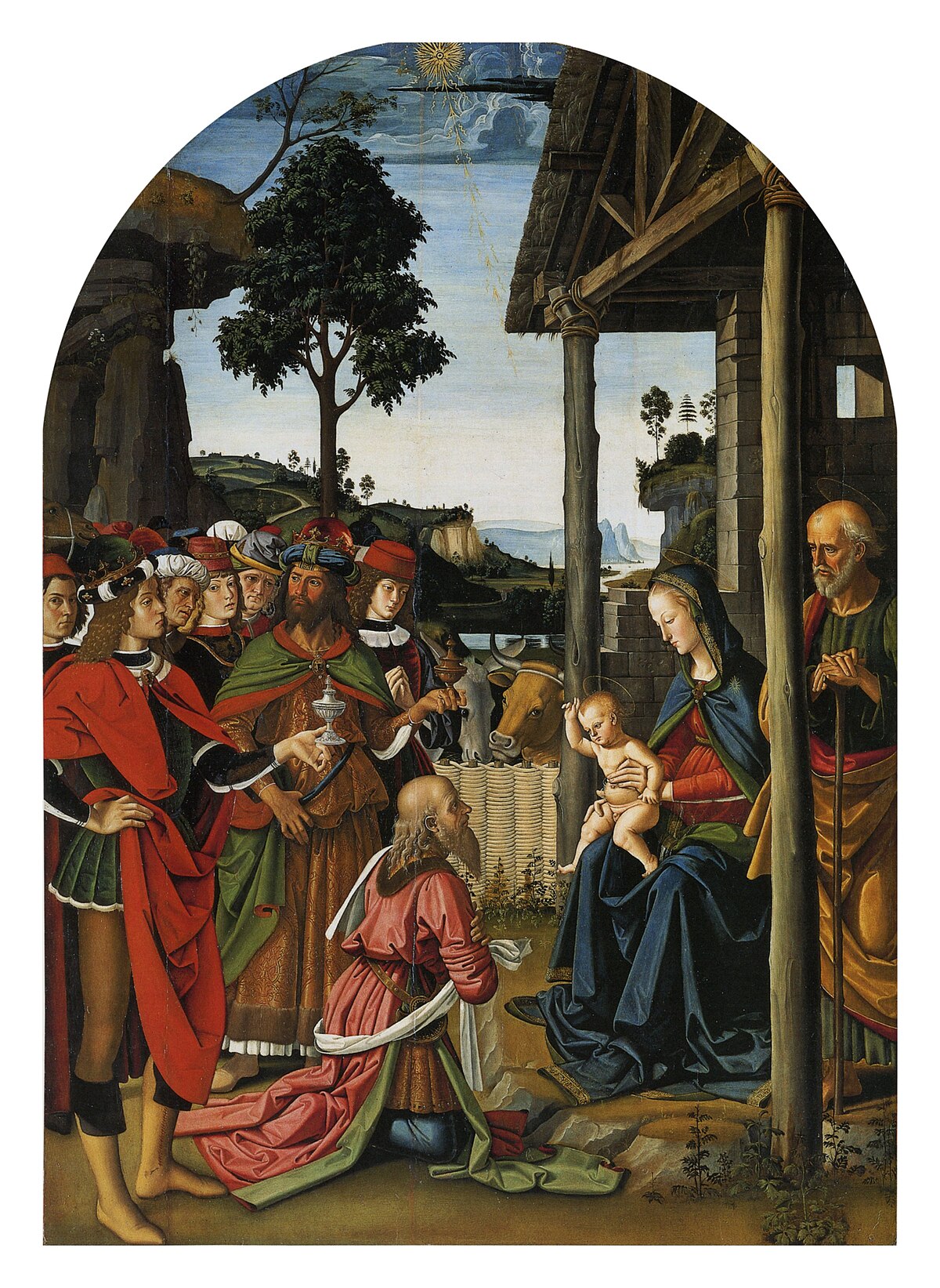 The Adoration of the Magi by Perugino