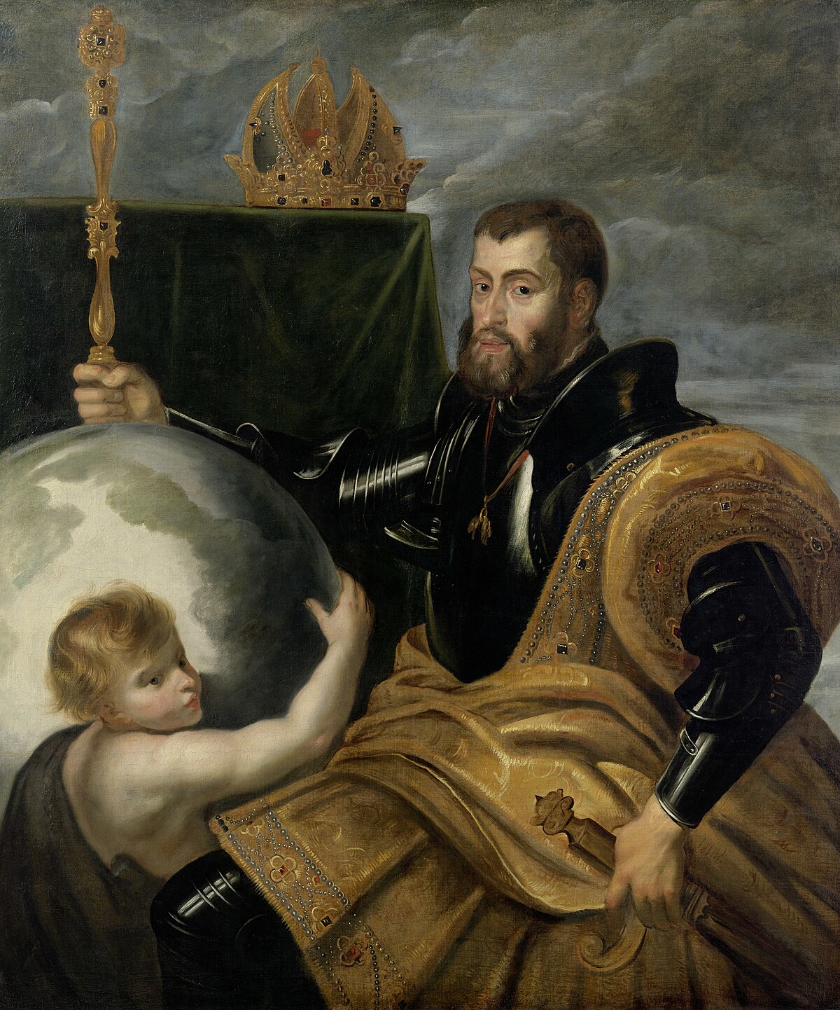 Allegory on Emperor Charles as Ruler of Vast Realms by Peter Paul Rubens