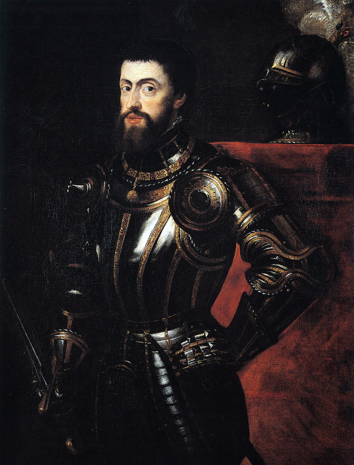 Charles V in Armour by Peter Paul Rubens