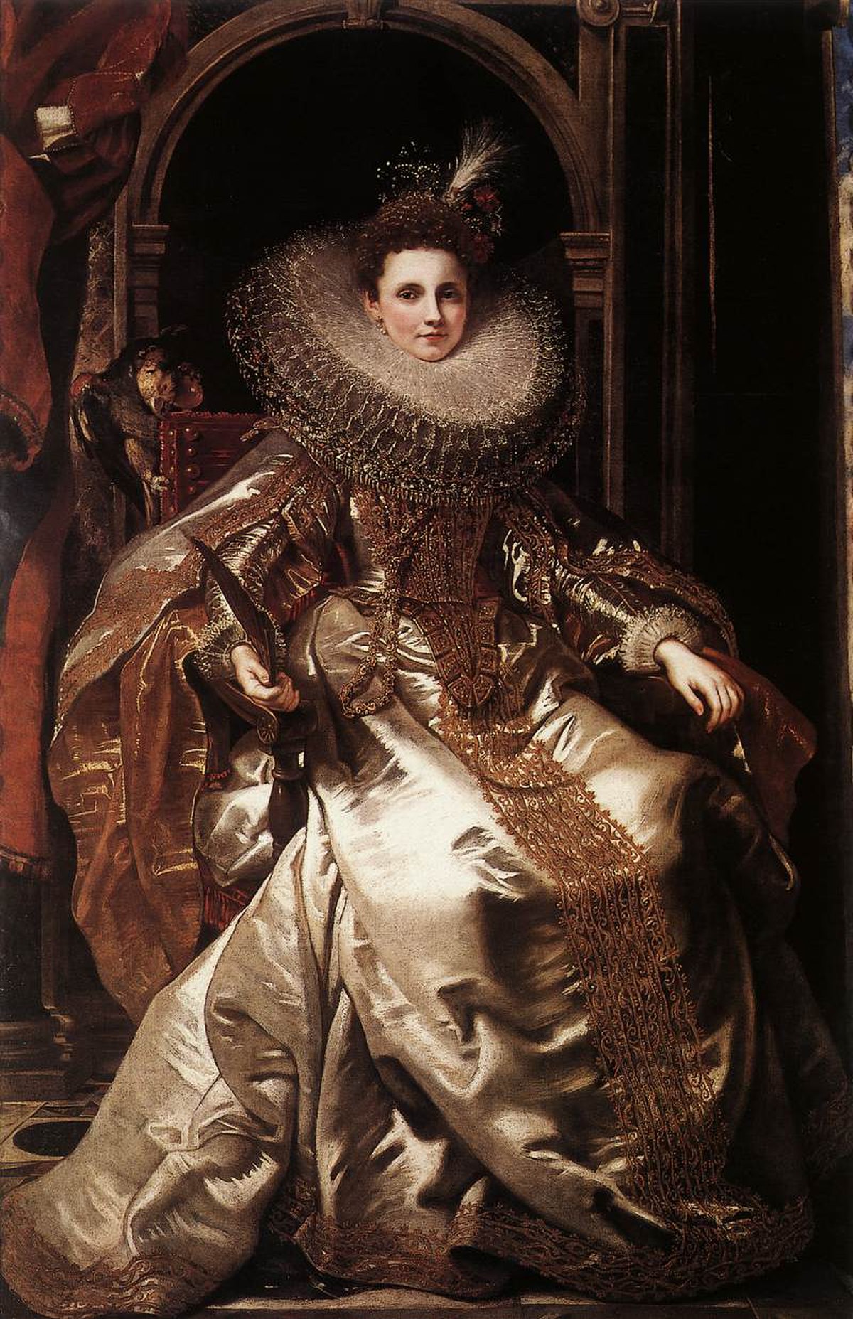 Portrait of Marchesa Maria Serra Pallavicino by Peter Paul Rubens